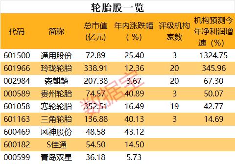 大涨11% 光模块龙头爆利好！胎企下半年订单饱满 机构看好这些高增长潜力股