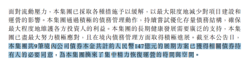 碧桂园定了！境内债务取得积极进展 境外债务仍承压