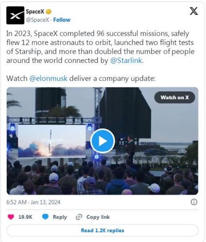 SpaceX火箭发射破纪录，马斯克：殖民火星指日可待