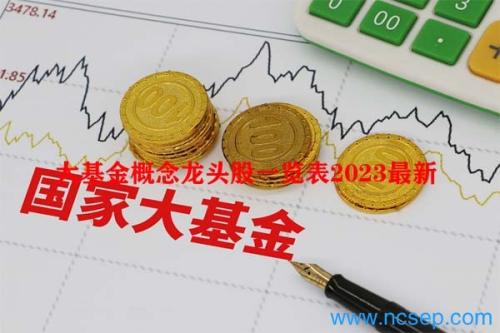 大基金概念龙头股一览表2023最新