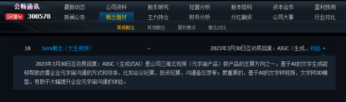 A股开门红 AI大爆发！10只Sora概念股8个涨停 谁最“正宗”？