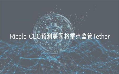 Ripple CEO预测美国将重点监管Tether