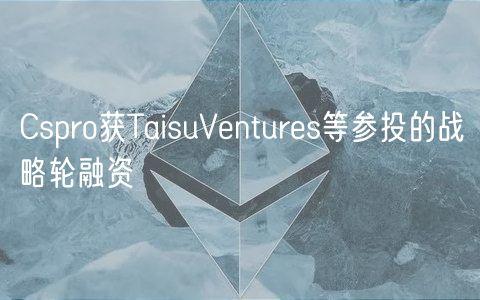 Cspro获TaisuVentures等参投的战略轮融资