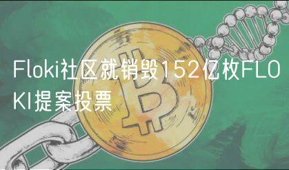 Floki社区就销毁152亿枚FLOKI提案投票