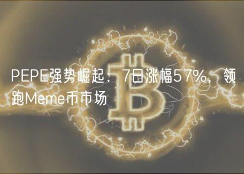 PEPE强势崛起：7日涨幅57%，领跑Meme币市场